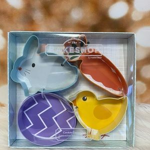 Hop into Spring with The Bakeshop Bunny, Carrot, Egg & Chicken Cookie Cutter Set